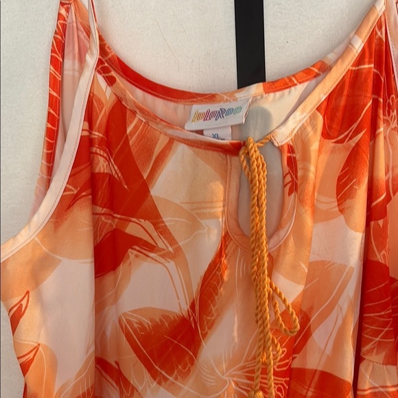 3 Maxi dresses- orange print / pastel print / burgundy/ 30 each or 70 for all 3 - Picture 7 of 8